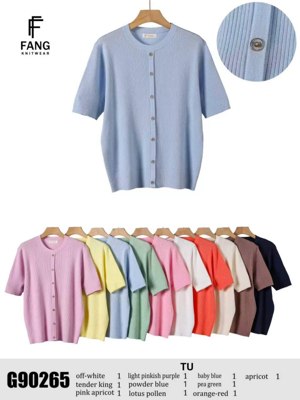 Bluzki damskie Roz Standard, Mix Kolor Paczka 10 szt