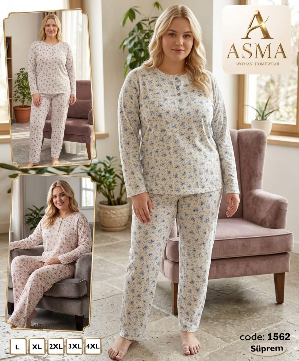 Piżama damska Roz L-4XL, Mix  kolor Paczka 10 szt 1