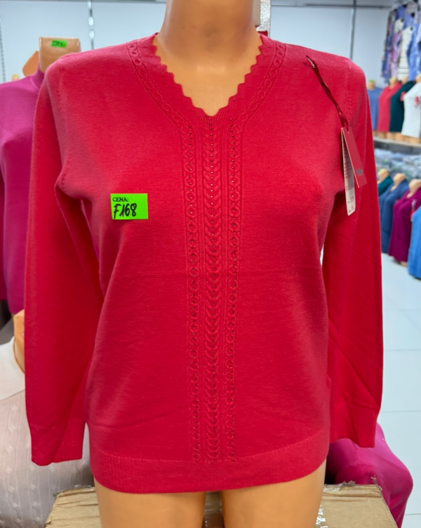 Swetry damskie Roz M-2XL. 1 kolor. Paczka 10 szt