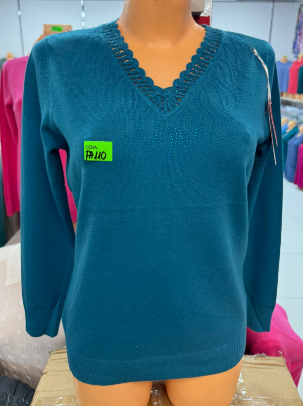 Swetry damskie Roz M-2XL. 1 kolor. Paczka 10 szt
