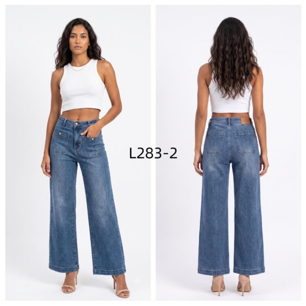 Spodnie damskie jeansy Roz XS-XL, 1 Kolor Paczka 10 szt