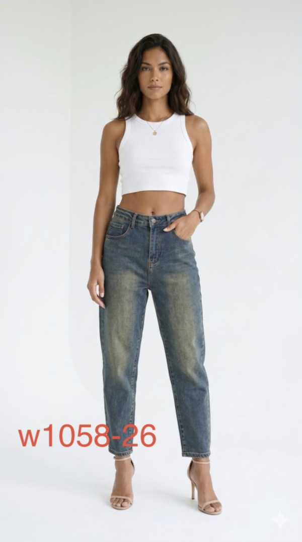 Spodnie damskie jeansy Roz XS-XL, 1 Kolor Paczka 10 szt