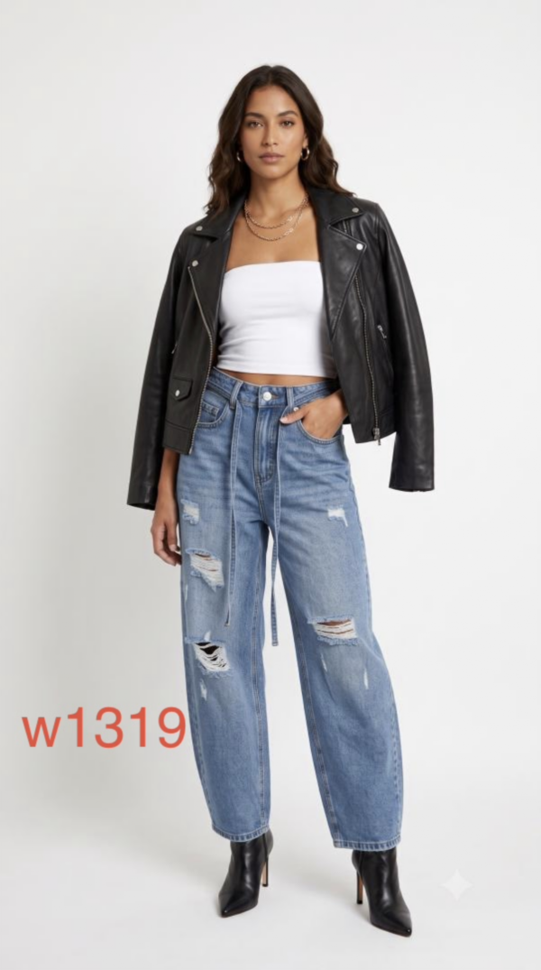 Spodnie damskie jeansy Roz XS-XL, 1 Kolor Paczka 10 szt