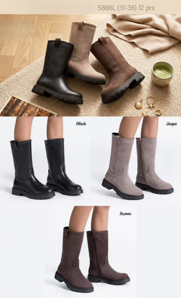 Kozaki damskie Roz 31-36 / 12 par