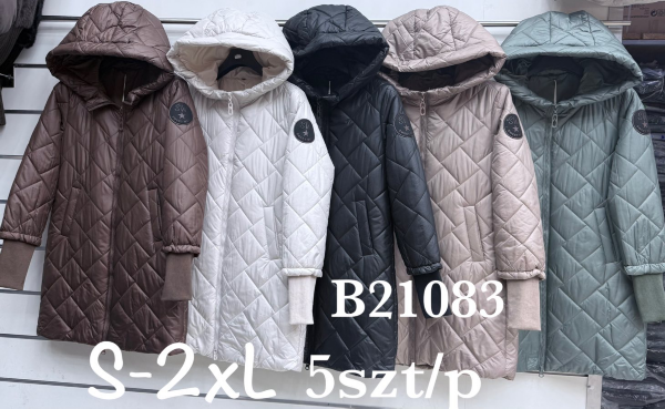 Kurtki damskie cienki Roz S-2XL, 1 Kolor Paczka 5 szt