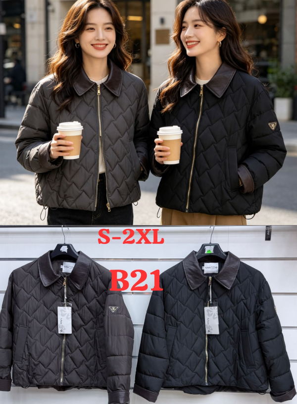 Kurtki damskie cienki Roz S-2XL, 1 Kolor Paczka 5 szt