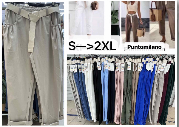 Spodnie damskie (Włoskie produkt) Roz S-2XL, Mix Kolor Paczka 5 szt