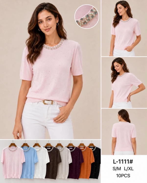 Bluzki damskie Roz S/M-L/XL, Mix Kolor Paczka 10 szt