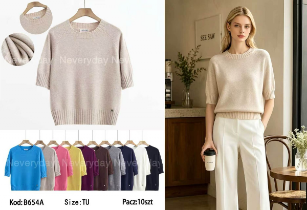 Bluzki damskie Roz Standard, Mix Kolor Paczka 10 szt
