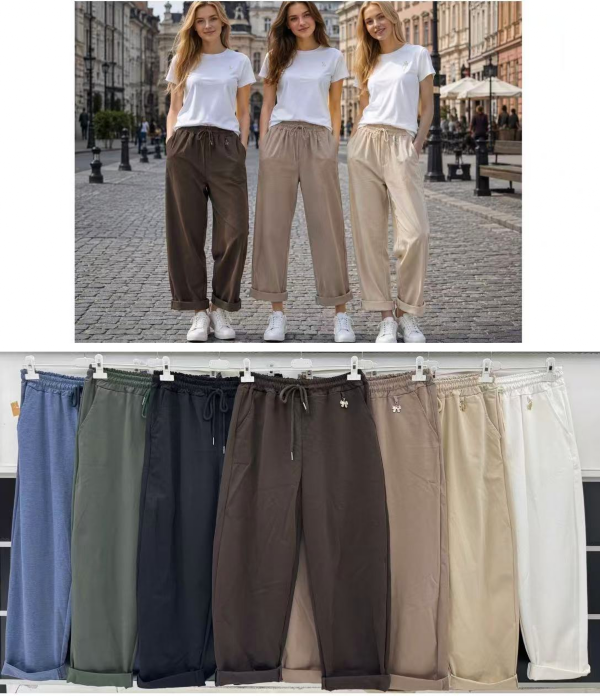  Spodnie damskie (Włoskie produkt) Roz Standard, Mix Kolor Paczka 5 szt
