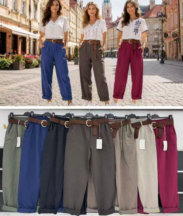 Spodnie damskie (Włoskie produkt) Roz Standard, Mix Kolor Paczka 5 szt