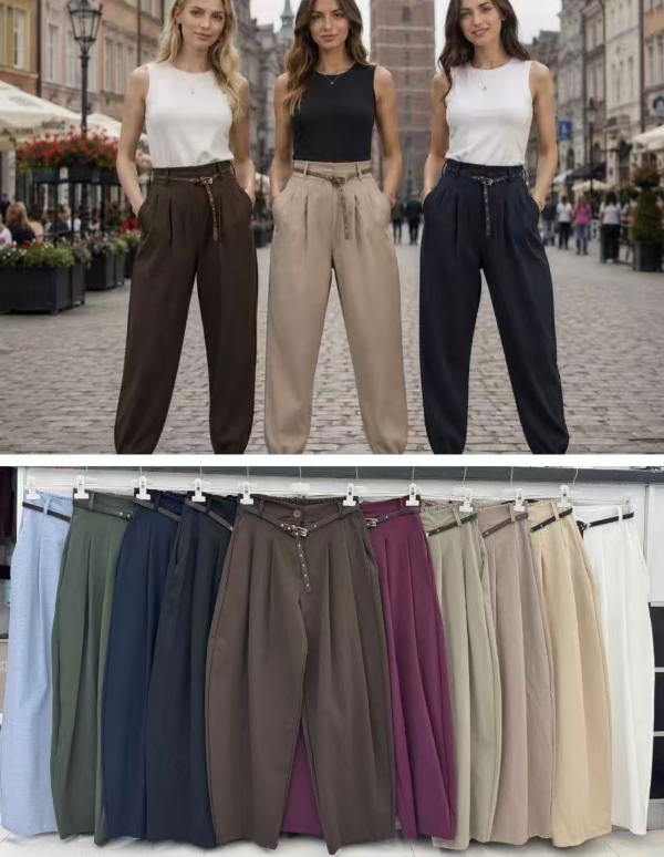  Spodnie damskie (Włoskie produkt) Roz Standard, Mix Kolor Paczka 5 szt