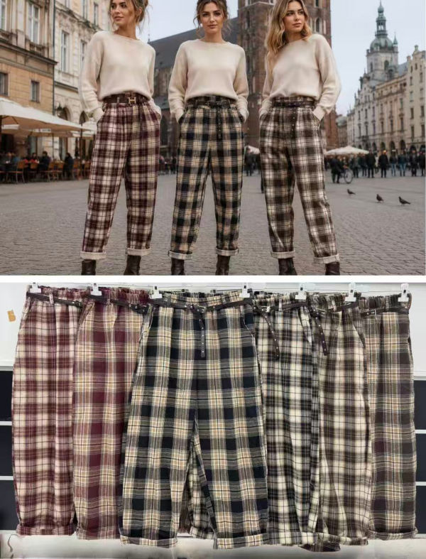  Spodnie damskie (Włoskie produkt) Roz Standard, Mix Kolor Paczka 5 szt