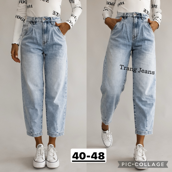 Spodnie damskie jeansy Roz 40-48, 1 Kolor Paczka 10 szt