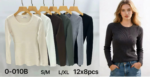 Swetry damskie Roz S/M-L/XL, Mix Kolor Paczka 8 szt