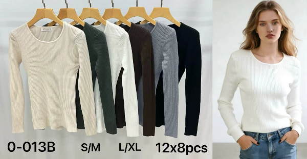 Swetry damskie Roz S/M-L/XL, Mix Kolor Paczka 8 szt