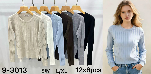 Swetry damskie Roz S/M-L/XL, Mix Kolor Paczka 8 szt
