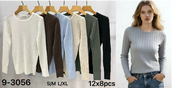 Swetry damskie Roz S/M-L/XL, Mix Kolor Paczka 8 szt