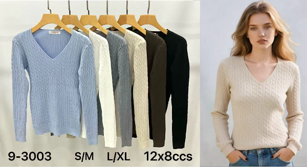 Swetry damskie Roz S/M-L/XL, Mix Kolor Paczka 8 szt