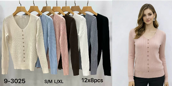 Swetry damskie Roz S/M-L/XL, Mix Kolor Paczka 8 szt