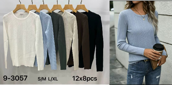 Swetry damskie Roz S/M-L/XL, Mix Kolor Paczka 8 szt