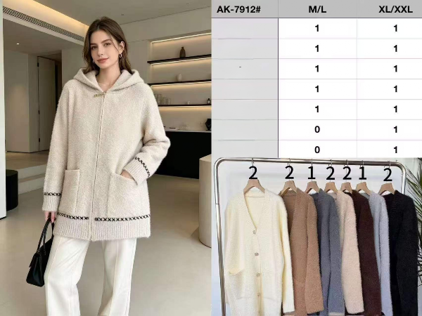 Bluzy damskie (Francja produkt) Roz M/L-XL/XXL, Mix Kolor Paczka 12 szt