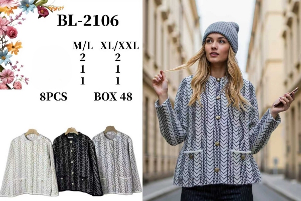 Narzutki damskie (Francja produkt) Roz M/L-XL/XXL, Mix Kolor Paczka 10 szt
