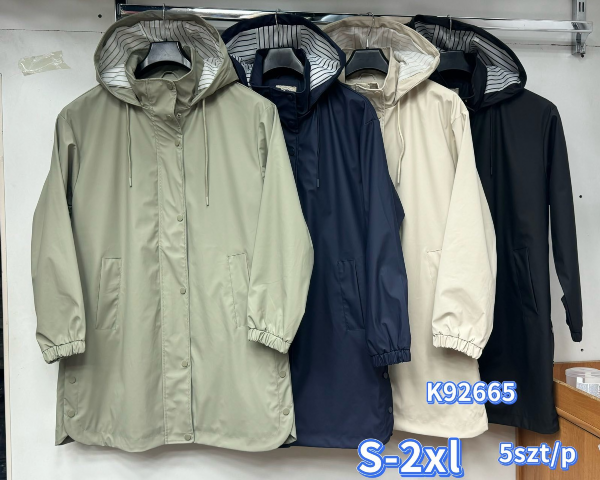 Kurtki damskie cienki Roz S-2XL, 1 Kolor Paczka 5 szt