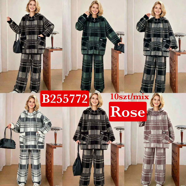  Komplet damskie Roz Standard, Mix Kolor Paczka 10 szt