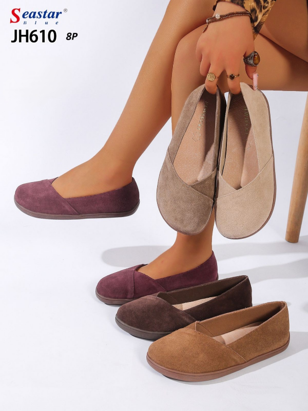 Balerinki/ Espadryle damskie Roz 36-41, 1 kolor Paczka 8 szt