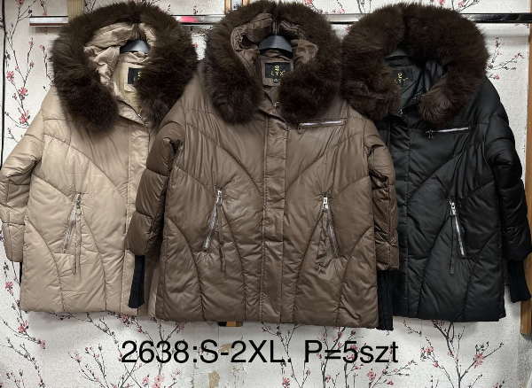Kurtki damskie cienki Roz S-2XL, 1 Kolor Paczka 5 szt