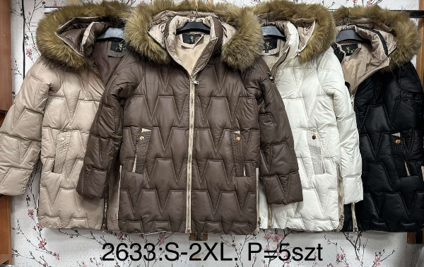 Kurtki damskie cienki Roz S-2XL, 1 Kolor Paczka 5 szt