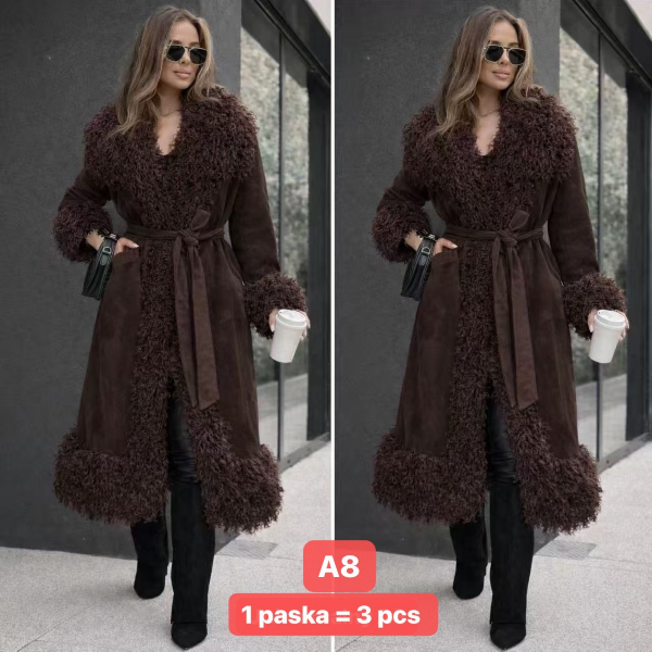 Kurtka alpaka damkie Roz S-XL, 1 Kolor Paczka 3 szt