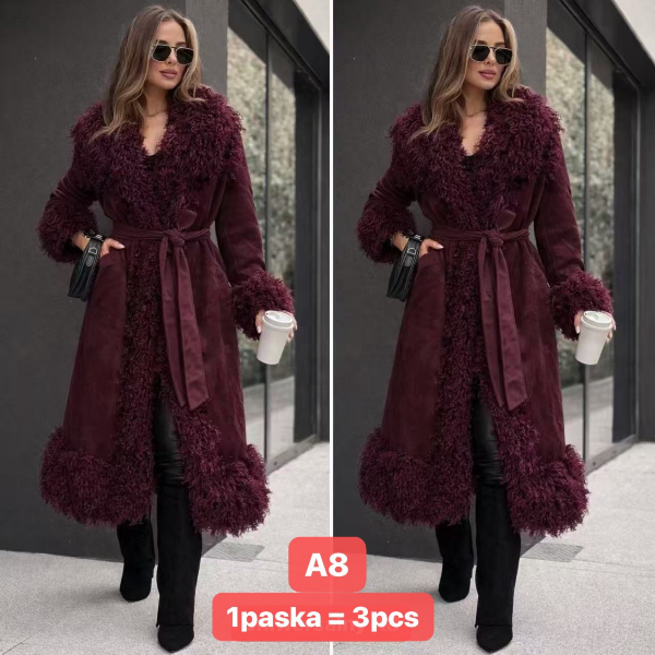 Kurtka alpaka damkie Roz S-XL, 1 Kolor Paczka 3 szt