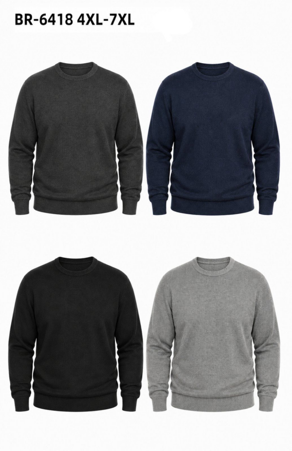 Swetry męska Roz 4XL-7XL, Mix Kolor Paczka 10 szt