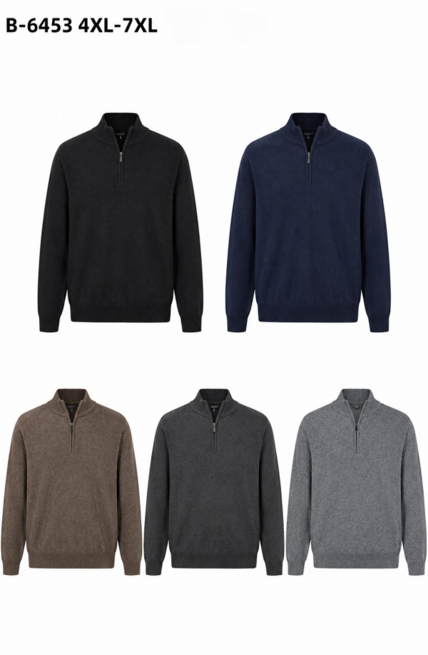 Swetry męska Roz 4XL-7XL, Mix Kolor Paczka 12 szt