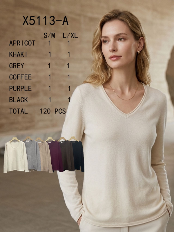Swetry damskie Roz S/M-L/XL, Mix Kolor Paczka 12 szt