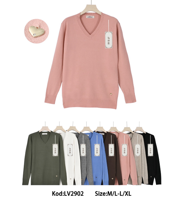 Swetry damskie Roz M/L-L/XL, Mix Kolor Paczka 8 szt
