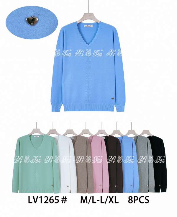Swetry damskie Roz M/L-L/XL, Mix Kolor Paczka 8 szt