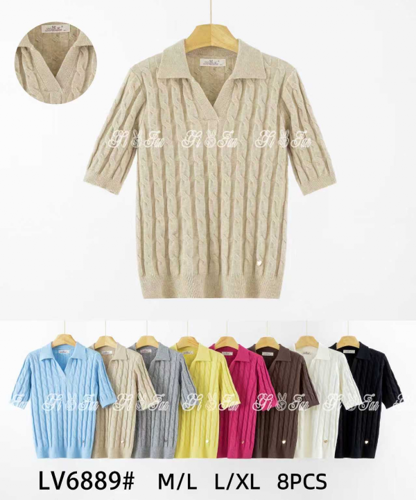 Swetry damskie Roz M/L-L/XL, Mix Kolor Paczka 8 szt