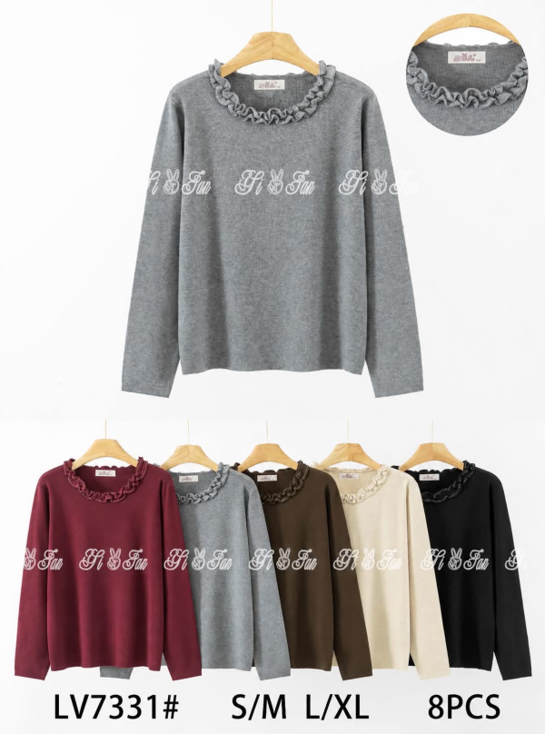 Swetry damskie Roz S/M-L/XL, Mix Kolor Paczka 8 szt