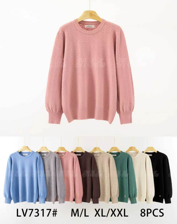 Swetry damskie Roz M/L-L/XL, Mix Kolor Paczka 8 szt