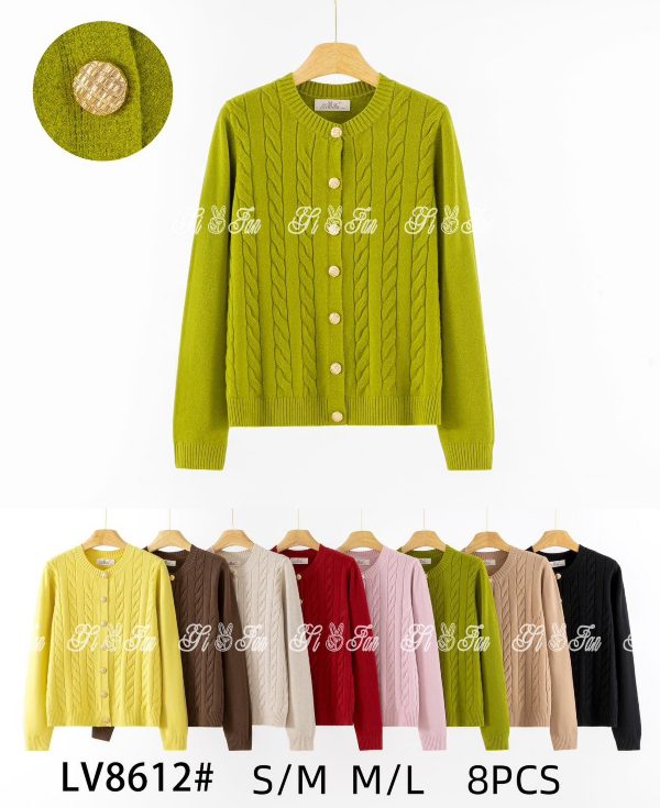 Swetry damskie Roz S/M-L/XL, Mix Kolor Paczka 8 szt