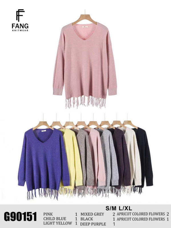 Swetry damskie Roz S/M-L/XL, Mix Kolor Paczka 10 szt