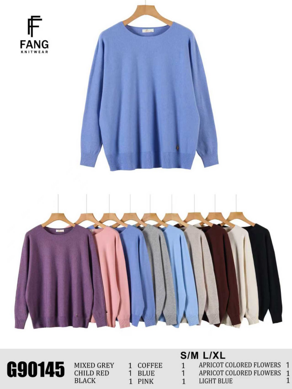 Swetry damskie Roz S/M-L/XL, Mix Kolor Paczka 10 szt