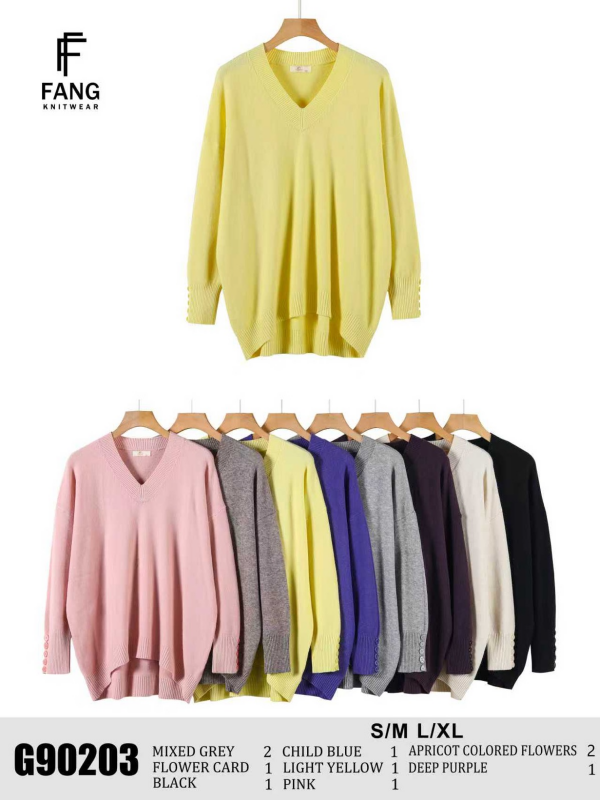 Swetry damskie Roz S/M-L/XL, Mix Kolor Paczka 10 szt