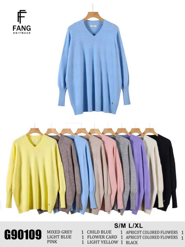 Swetry damskie Roz S/M-L/XL, Mix Kolor Paczka 10 szt