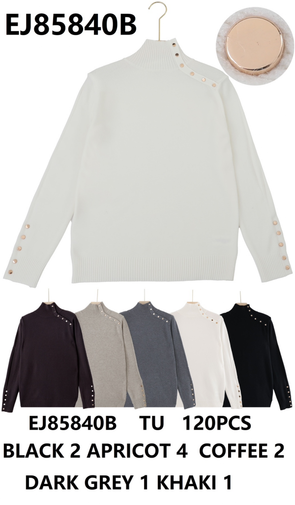 Swetry damskie (Francja produkt) Roz Standard, Mix Kolor .Paczka 10 szt