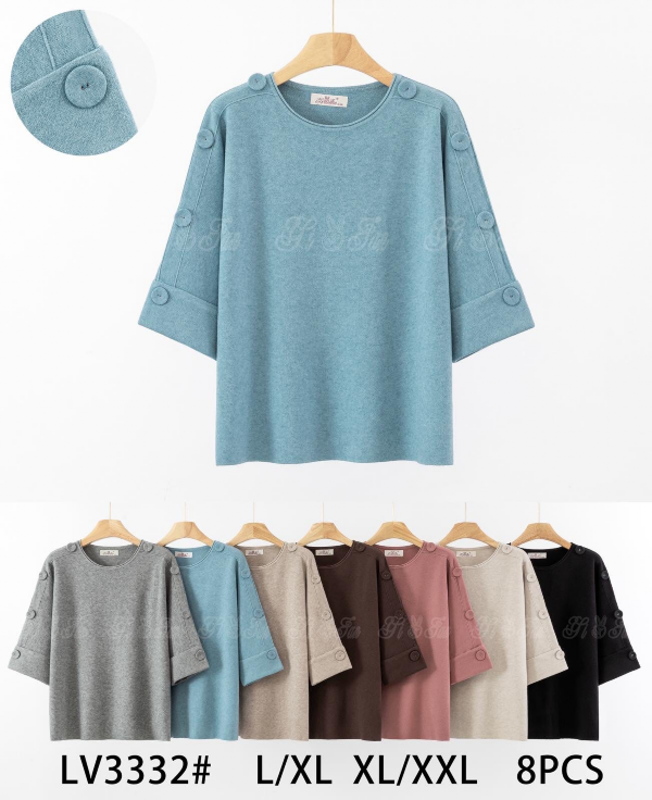 Swetry damskie Roz L-2XL, Mix Kolor Paczka 8 szt