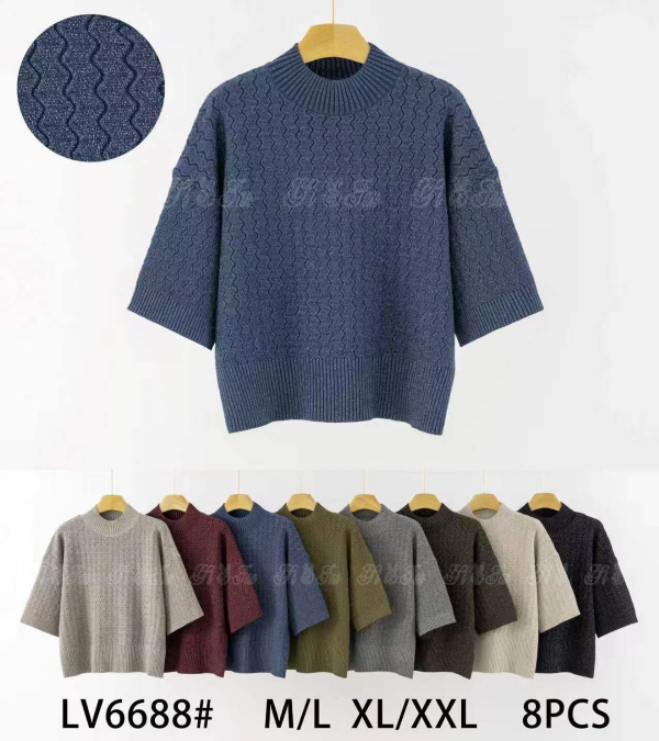 Swetry damskie Roz M/L-L/XL, Mix Kolor Paczka 8 szt